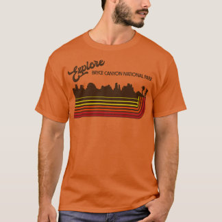 Explore Bryce Canyon National Park Retro 70s80s St T-Shirt