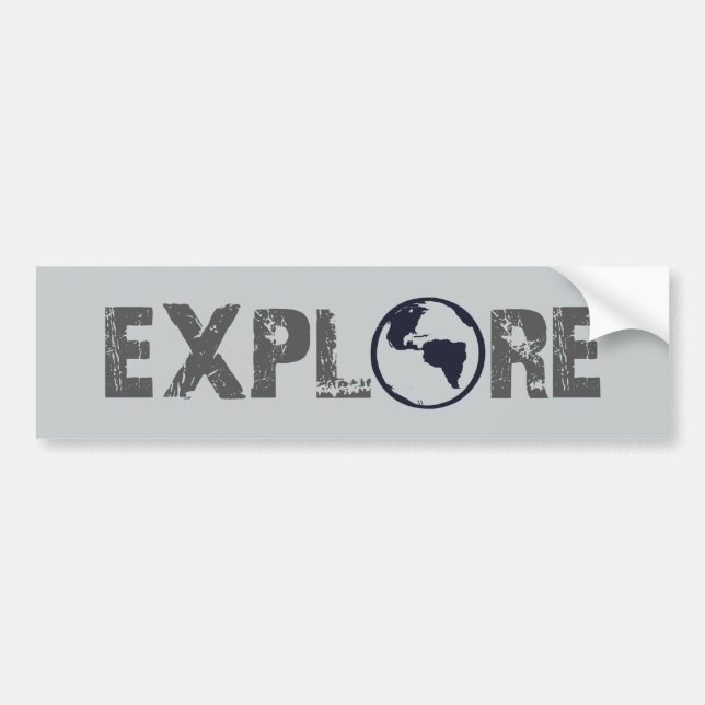 Explore Bumper Sticker (Front)