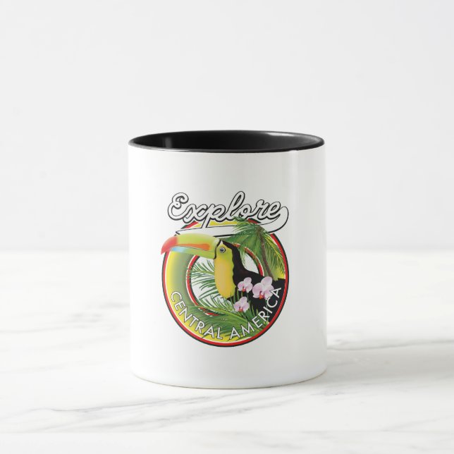 Explore Central America logo. Mug (Center)