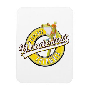 explore Colombia wonderlust Magnet