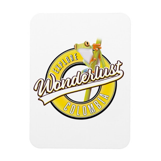 explore Colombia wonderlust Magnet (Vertical)