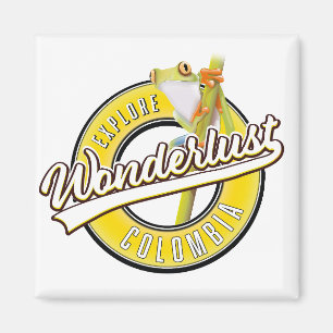 explore Colombia wonderlust Magnet