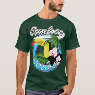 Explore Cozumel Travel patch T-Shirt