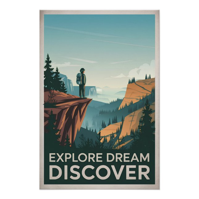 Explore dream discover poster (Front)