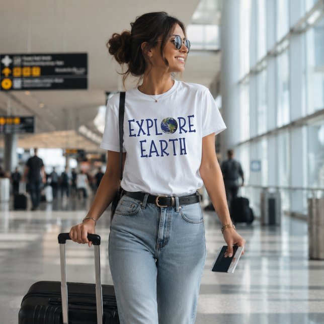 Explore Earth Tri-Blend Shirt (Creator Uploaded)