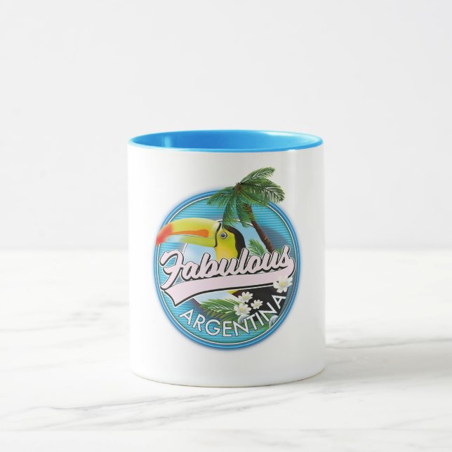 explore fabulous Argentina logo Mug (Center)