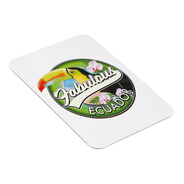 Explore fabulous Ecuador logo Magnet (Right Side)