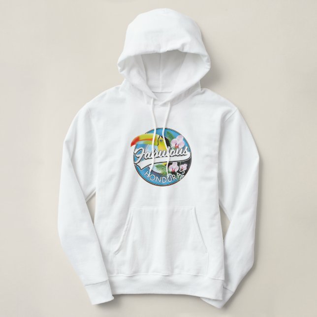 Explore fabulous Honduras logo  Hoodie (Design Front)