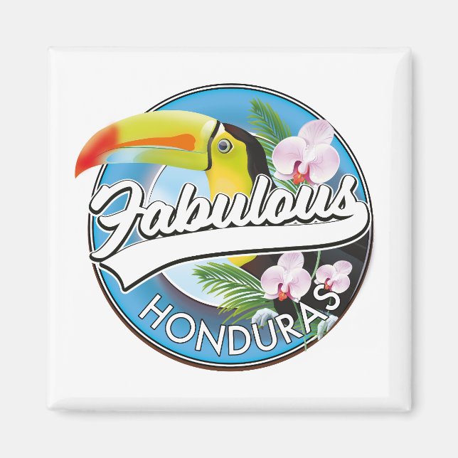 Explore fabulous Honduras logo  Magnet (Front)