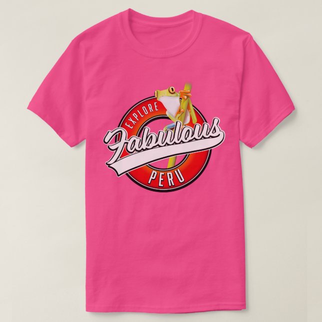 Explore Fabulous Peru retro T-Shirt (Design Front)