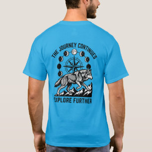 Explore Further Wolf Shirt – Urban Wild Adventure 
