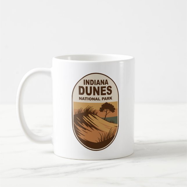 Explore Indiana Dunes National Park Coffee Mug (Left)