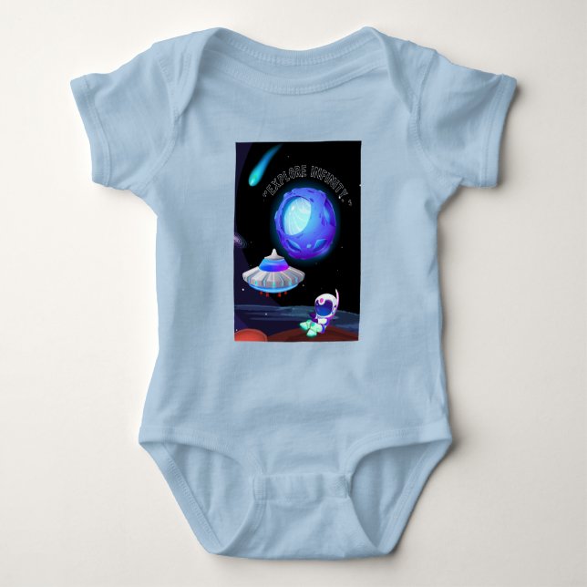 Explore Infinity Baby Bodysuit (Front)