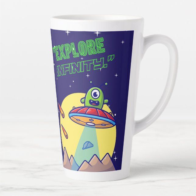 Explore infinity latte mug (Right)