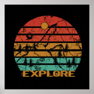 Explore into the wilderness poster