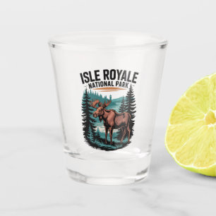 Explore Isle Royale National Park Lake Superior Shot Glass