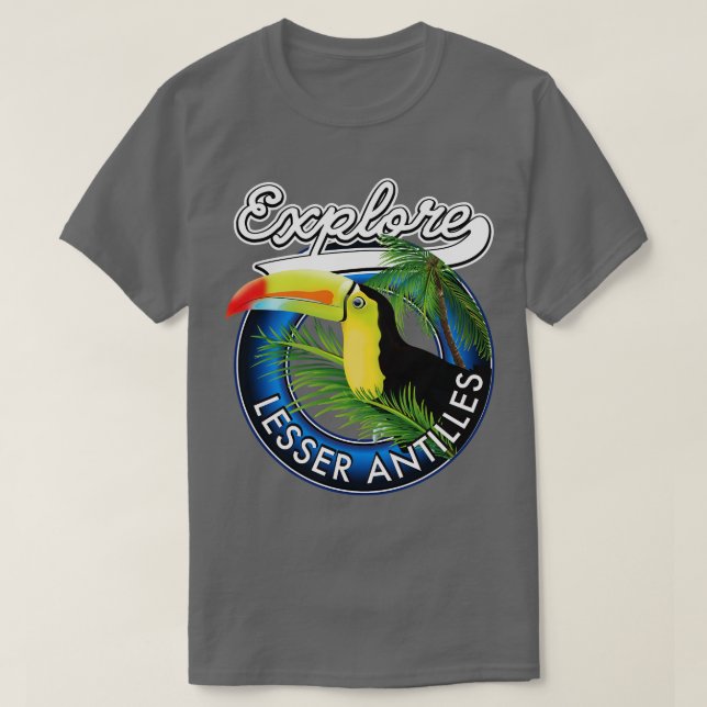 Explore Lesser Antilles Toucan bird T-Shirt (Design Front)