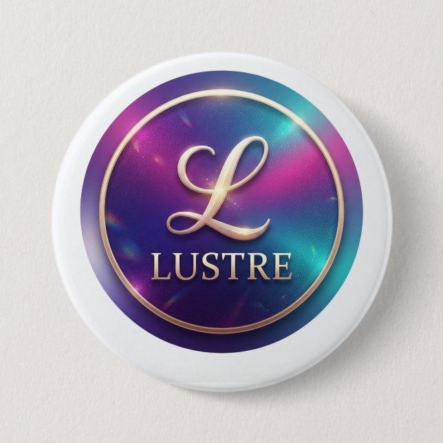 Explore Lustre 7.5 Cm Round Badge (Front)
