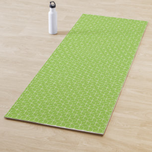 Explore Modern Optical Illusions with Cube Pattern Yoga Mat