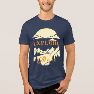 Explore More – Adventure-Inspired Tri-Blend Shirt