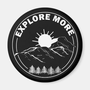 Explore more circle line art landscape magnet