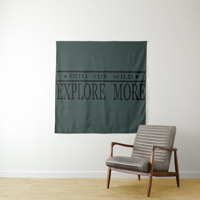 Explore more into the wild hiking  tapestry (In Situ)