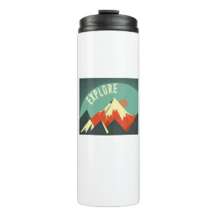 Explore Mountains Thermal Tumbler