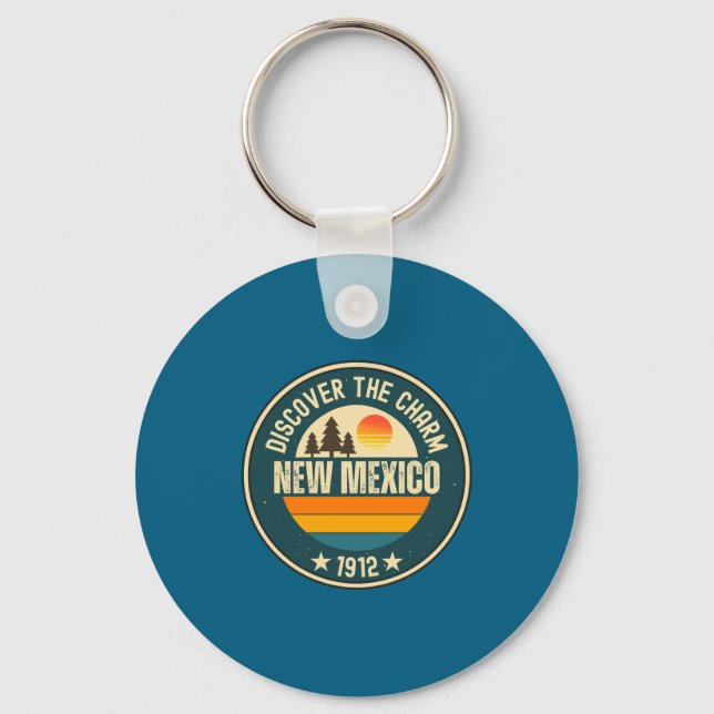 Explore New Mexico Designs For Every Lover  Key Ring (Front)