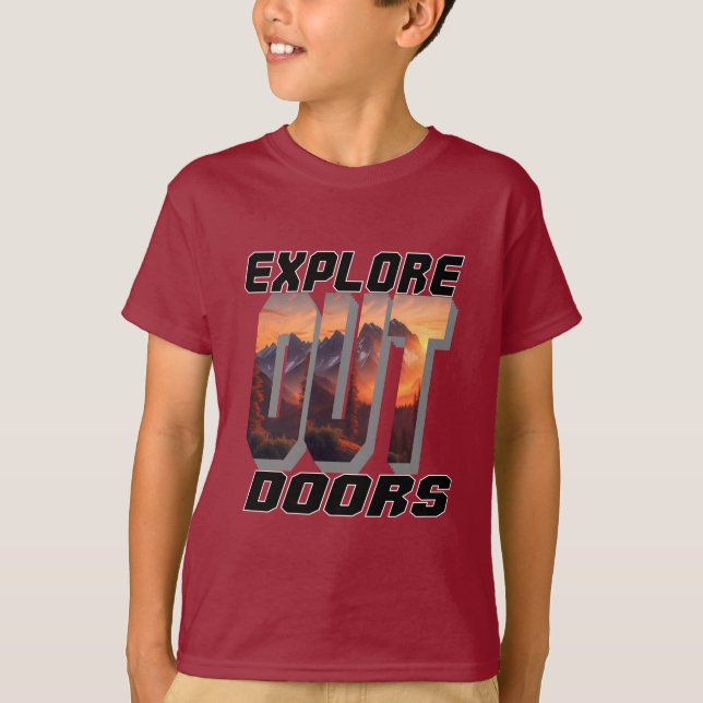 EXPLORE OUT DOORS T-Shirt (Front)