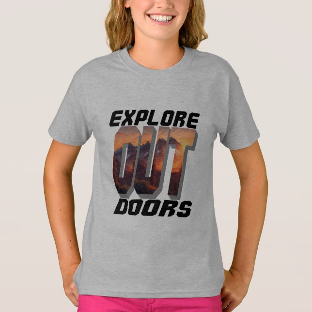 EXPLORE OUT DOORS T-Shirt (Front)