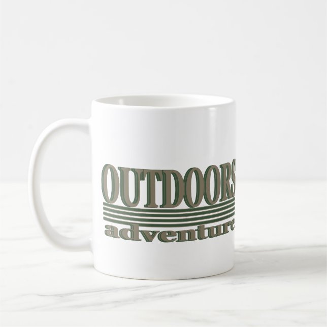 explore outdoor adventure vintage coffee mug (Left)