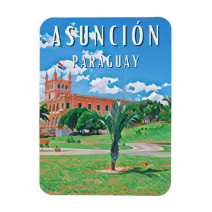 Explore Paraguay's capital Asunción Magnet