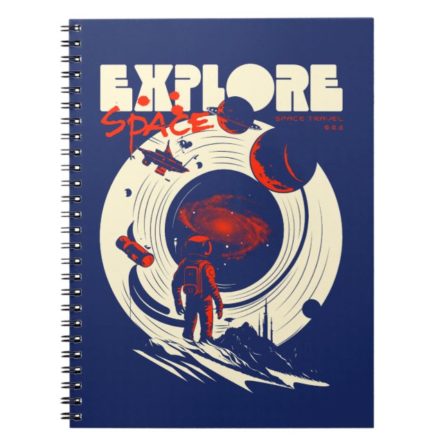 Explore Space - Cosmic Astronaut Notebook (Front)