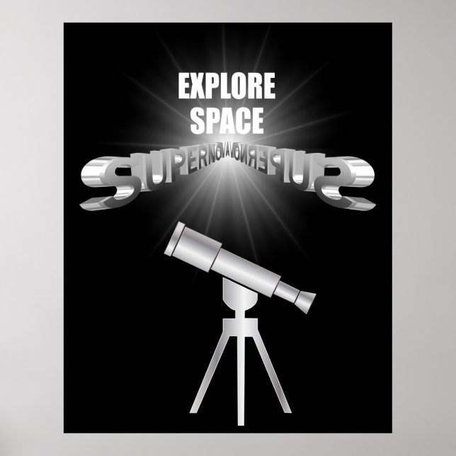 Explore space poster (Front)