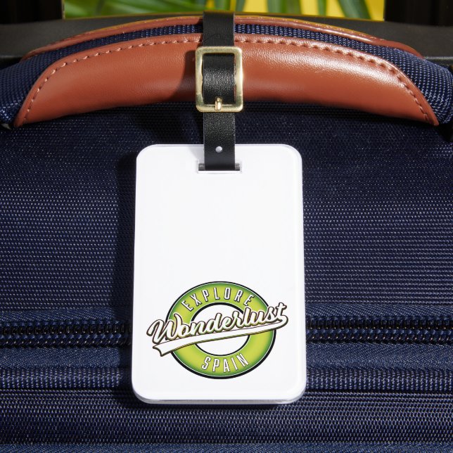 Explore Spain Wonderlust  Luggage Tag (Front Insitu 2)