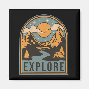 Explore text design magnet