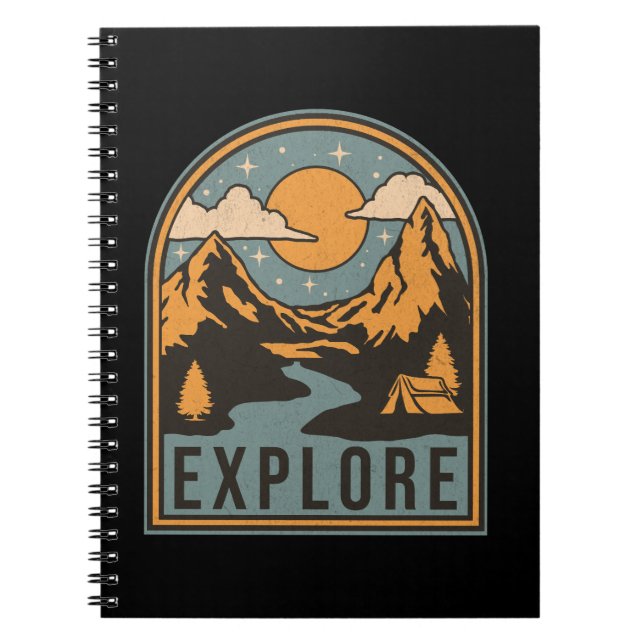 Explore text design notebook (Front)