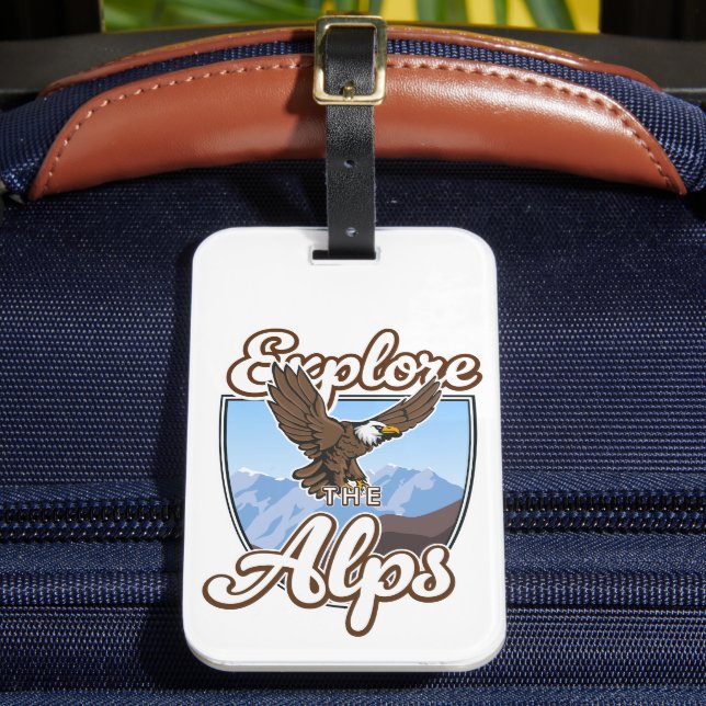 Explore the Alps  Luggage Tag (Front Insitu 2)