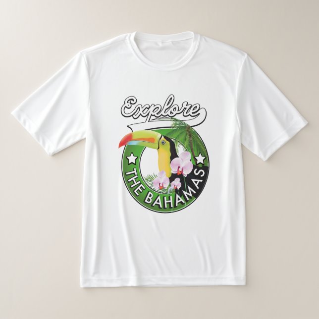 Explore the Bahamas logo T-Shirt (Laydown)