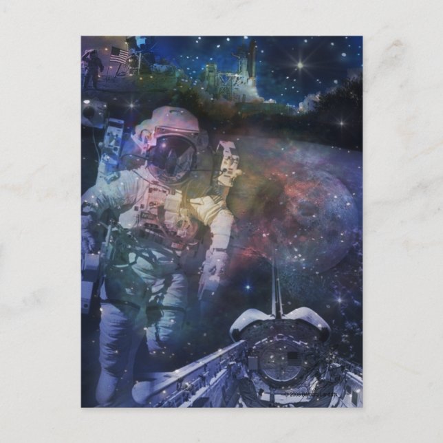 Explore the Beauty of Space Postcard (Front)