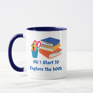Explore the Book – Back to School Reading Lover  Mug