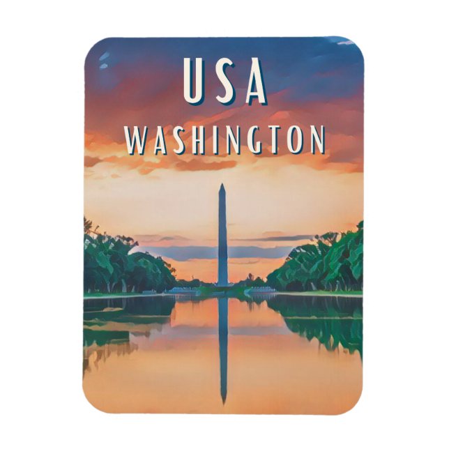 Explore the capital of the United States Magnet (Vertical)