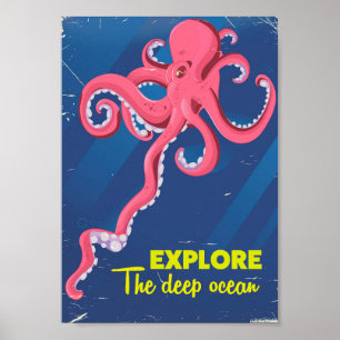 Explore the Deep Ocean Poster