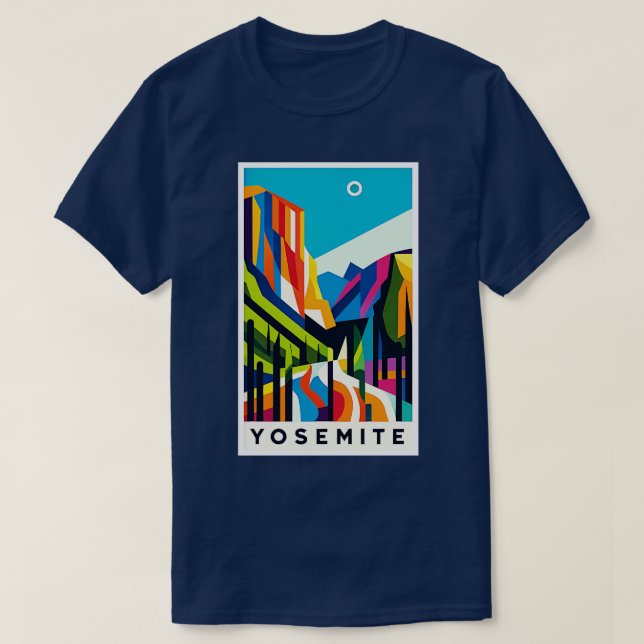 Explore the Majestic Wilderness of Yosemite TShirt (Design Front)
