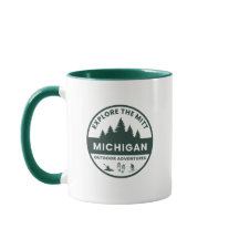 Explore The Mitt, Michigan Coffee Mug
