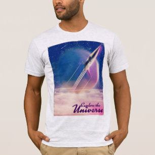 Explore the Universe Vintage space poster T-Shirt
