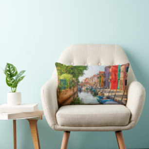 Explore the Vibrant Charm of Burano Lumbar Cushion