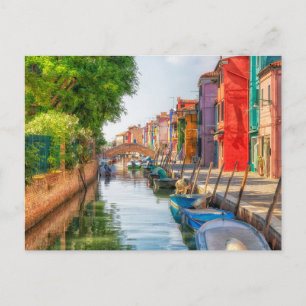 Explore the Vibrant Charm of Burano Postcard