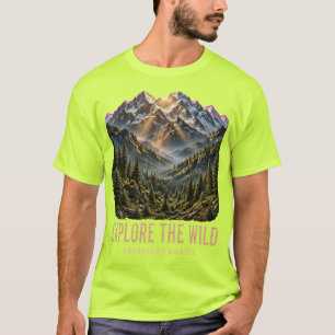 Explore the Wild Mountain T-Shirt – 3D Adventure W