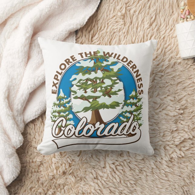 Explore the Wilderness, Colorado Cushion (Blanket)
